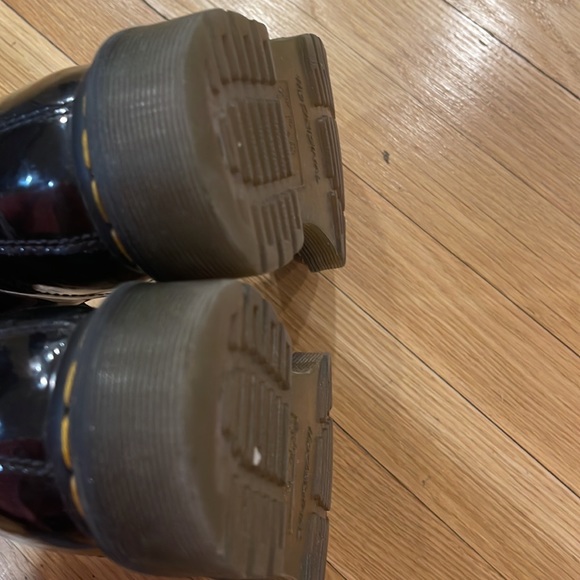 Dr.Martens patent leather lace up combat boots 38 - Picture 11 of 12